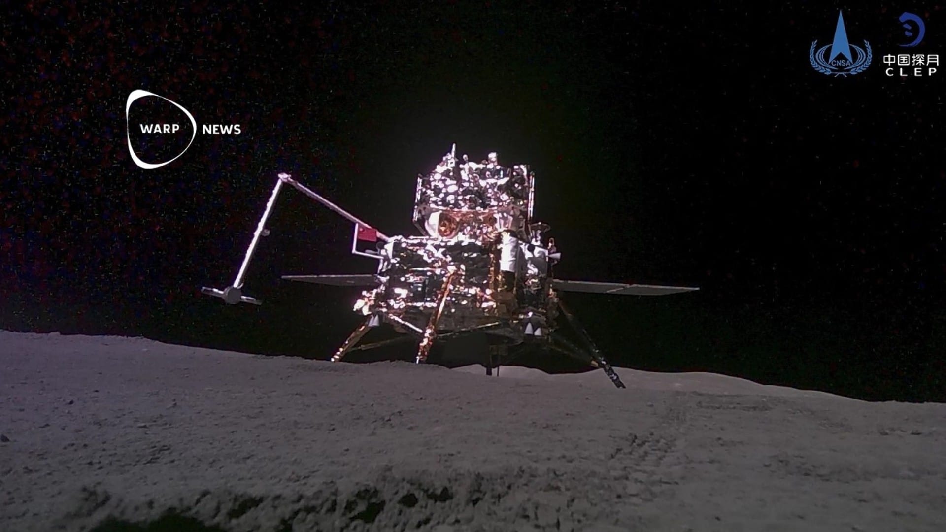 🌒 Rymdsond återvänder med prover från månens baksida - för första gången